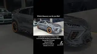 Which Mansory? Ferrari Lamborghini Rolls Royce Maserati