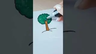 6 ПРОСТЫХ СПОСОБОВ НАРИСОВАТЬ ДЕРЕВО