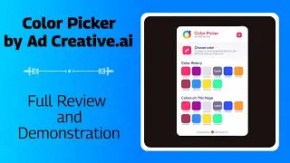 Color Picker By Ad Creative.ai Review and Demonstration (Google Chrome Extension)