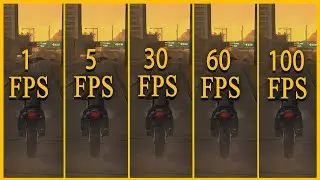 Сравнение GTA San Andreas от 1 до 100 FPS