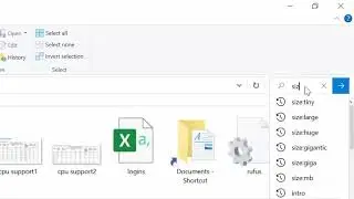 How do I search files by size  WINDOWS كيفية بحث وفرز الملفات حسب الحجم الكبير في حاسوبك