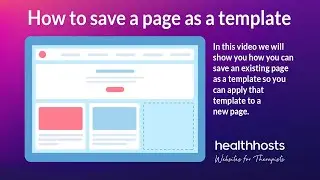 How to save a page as a template using with Beaver Builder