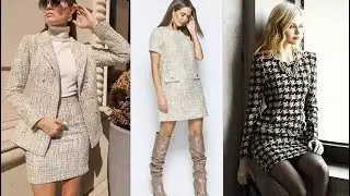 💖ШИКАРНЫЕ ПЛАТЬЯ ЮБКИ ЖАКЕТЫ И КОСТЮМЫ ИЗ ТВИДА 2024💖