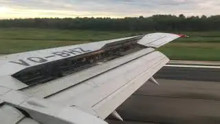 Посадка ранним утром в Сыктывкаре (UUYY) | B737-400 UTair | VQ-BHZ