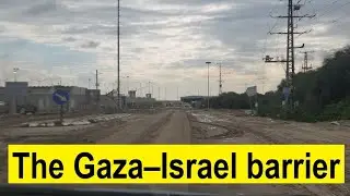 We reached the Erez crossing in Israel, the gateway to Gaza during the war. Scary? Crazy?