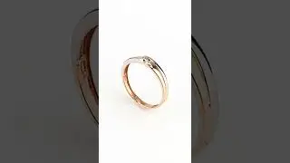 Золота каблучка Dress Code з діамантом (арт. К011029)