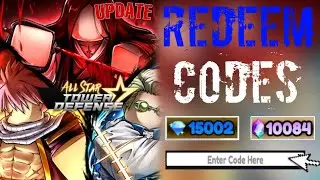 ⚡ALL NEW WORKING CODES⚡FOR ALL STAR TOWER DEFENSE CODES ROBLOX - ASTD CODES ROBLOX}