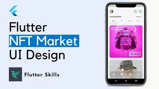 Flutter NFT Marketplace App UI Design - Flutter UI