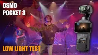 DJI Pocket 3 Low Light Test at a Concert in 4K/50 Standard No Edit (SOOC)