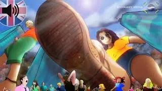 Giant Couple - Ury and Yara Stomping a City into the ground - Audio Story English