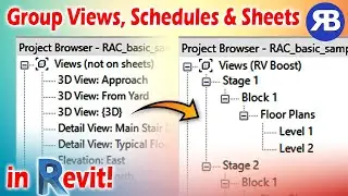 Revit Snippet: Group Views, Sheets and Schedules by Custom Parameters