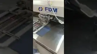 Automatic Stitching Machine with Keyhole Cut making