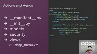How to Develop an App with the Odoo Framework