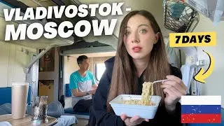 TRANS-SIBERIAN RAILWAY TRAVEL BEGINS! DAY 1-2 *Bye Vladivostok* 🇷🇺