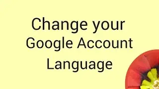 Change your Google Account Language