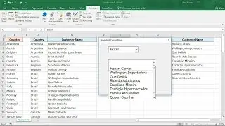 Dependent Combo Boxes with Advanced Filter - Excel VBA
