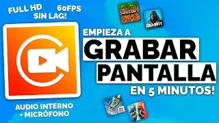 Cómo Grabar Pantalla Android Sin lag 1080p 60FPS Audio interno + Micrófono