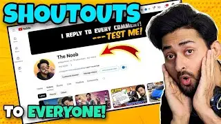 I GAVE SHOUTOUTS TO ALL MY SUBSCRIBERS | THE NOOB