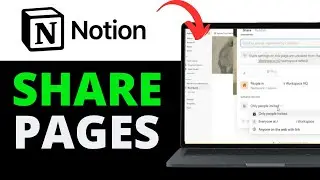 How To Share Notion Page With Others (2025) | How To Share Notion Page With Someone - (FULL GUIDE)