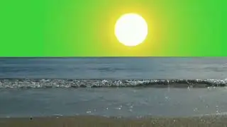 Morning Sunrise green screen VFX