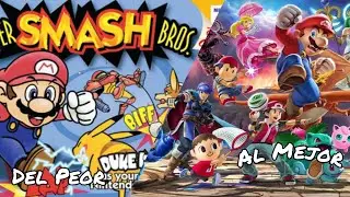 Top: Super Smash Bros del Peor al Mejor (Opinion)