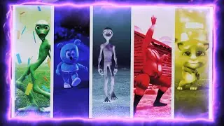 Alien Green 🆚 Me Kemaste 🆚 Patila 🆚 Dame tu Cosita 🆚 Bad Santa Funny Color dance challenge