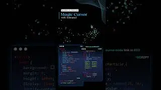 Particles Cursor Using JS..❤️ | 