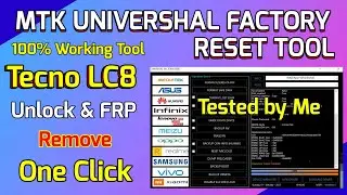 MTK UNIVERSHAL FACTORY RESET TOOL TESTED BY ME//100% WORKING TOOL.