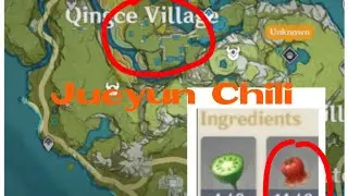 Where to find Jueyun Chili || JUEYUN CHILI Location || Cooking Ingredients || Genshin Impact