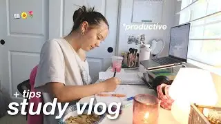 ULTIMATE GUIDE FOR STUDYING (vlog + tips) 📖🩵