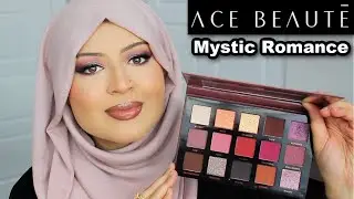 *NEW* ACE BEAUTE MYSTIC ROMANCE EYESHADOW PALETTE REVIEW & TUTORIAL | HEAVY GLAM PURPLE MAKEUP