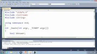 C++ Win32 Console Tutorial 13 - Boolean To String Conversion Function - btos