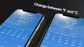 How to change between Fahrenheit and Celcius on iPhone and Mac
