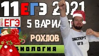 ЕГЭ 2021 | РОХЛОВ | 5 вариант | БИОЛОГИЯ