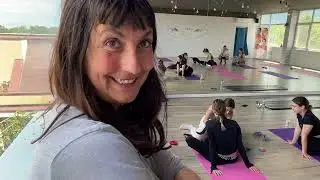 Йога и Медитация с Кученца в София. Tsetsi's Yoga with Dogs in Sofia, Bulgaria