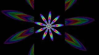 Amazing Python new GUI patterns flower 