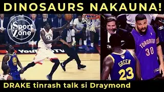 NAKAUNA ang Raptors ng CANADA vs Warriors ng USA | Drake TINRASH Talk si Draymond