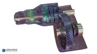 Simulation of the Lubricant Flow Inside a Gearbox