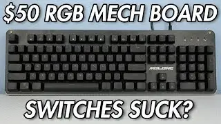 $50 MOLONG RGB Mechanical Keyboard Review! SUCKS??