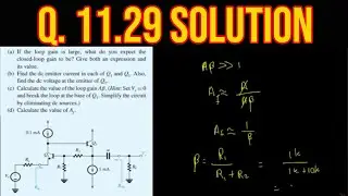 *11.29 In the series–shunt feedback amplifier shown in Fig. P11.29, the devices operate with VBE …