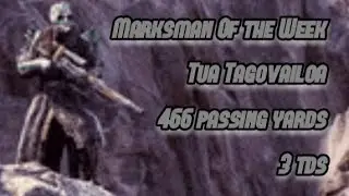 Marksman of the Week : Tua Tagovailoa week one of the NFL season. music credit: #kaitoshoma #hotline