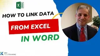 How to Link Data Between Word and Excel - Create Reports with Live Data