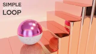 Cinema 4D - SIMPLE LOOP ANIMATION