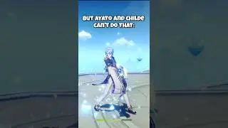 childe and Ayato her use skill we can't plunge attack 