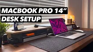 Productivity Desk Tour 2021 with the NEW MacBook Pro 14