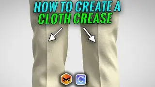 Clo3d Tutorial: How to create a Crease (Sharp Fold) on Cloth