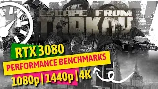 Escape From Tarkov RTX 3080 Benchmarks 1080 / 1440 / 4K High [ASUS ROG STRIX RTX 3080]