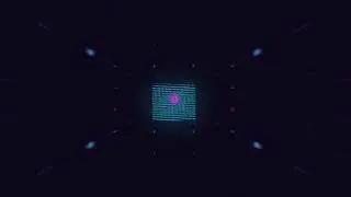 After Effects template: Neon Glitch Logo
