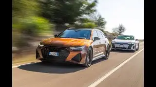 Audi RS, il confronto tra la benzina RS6 Avant e la elettrica RS e-tron GT
