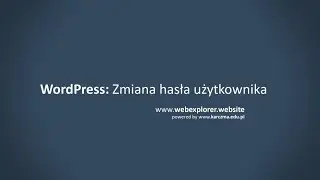 Jak zmienić lub odzyskać hasło użytkownika WordPress?
